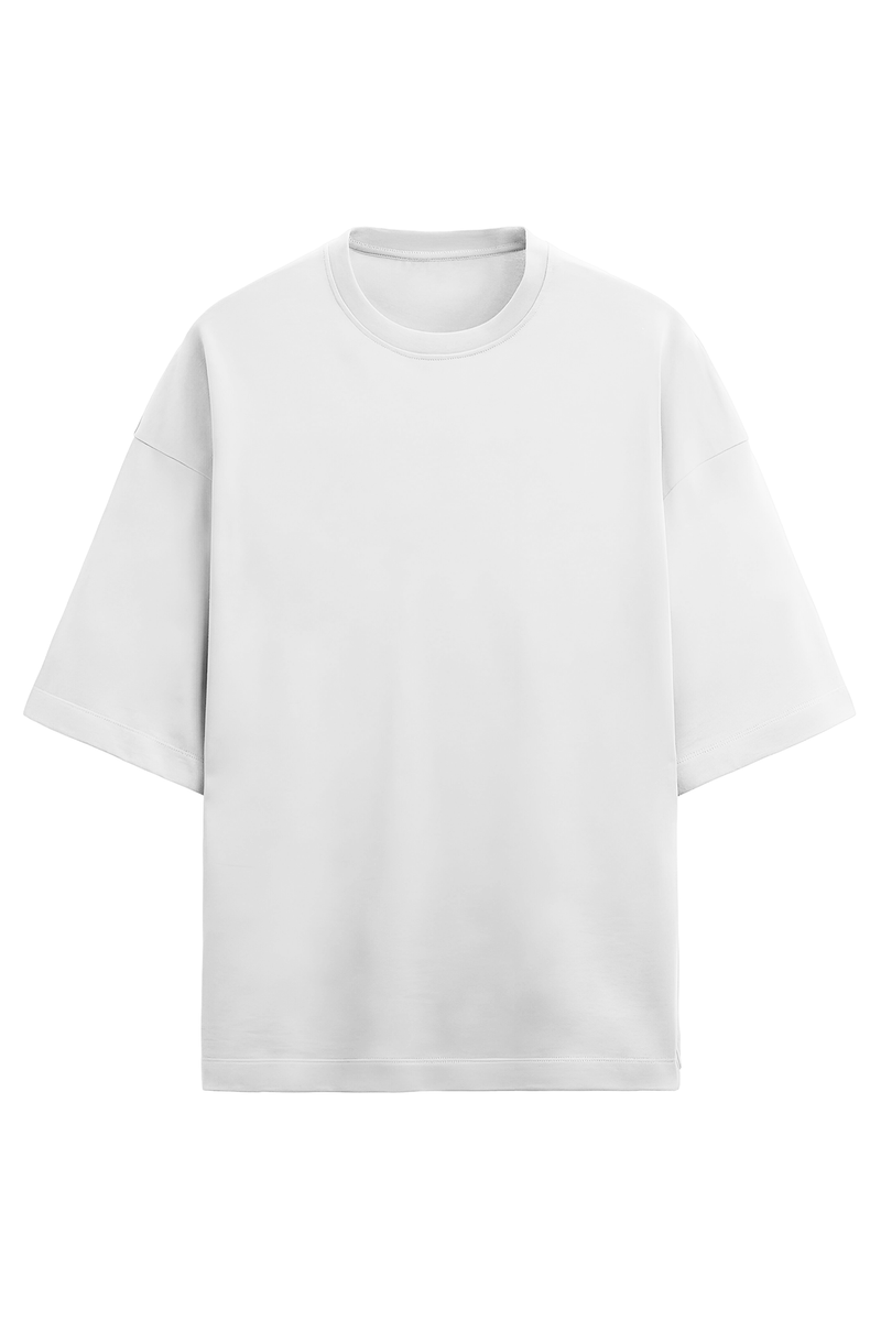Unisex White Terry Oversized T-Shirt