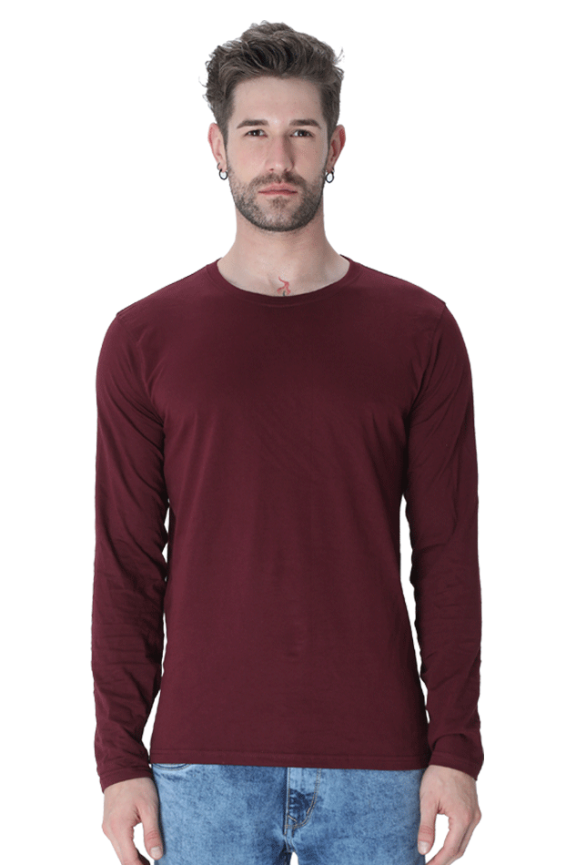 Male Round Neck Full Sleeve T-Shirt