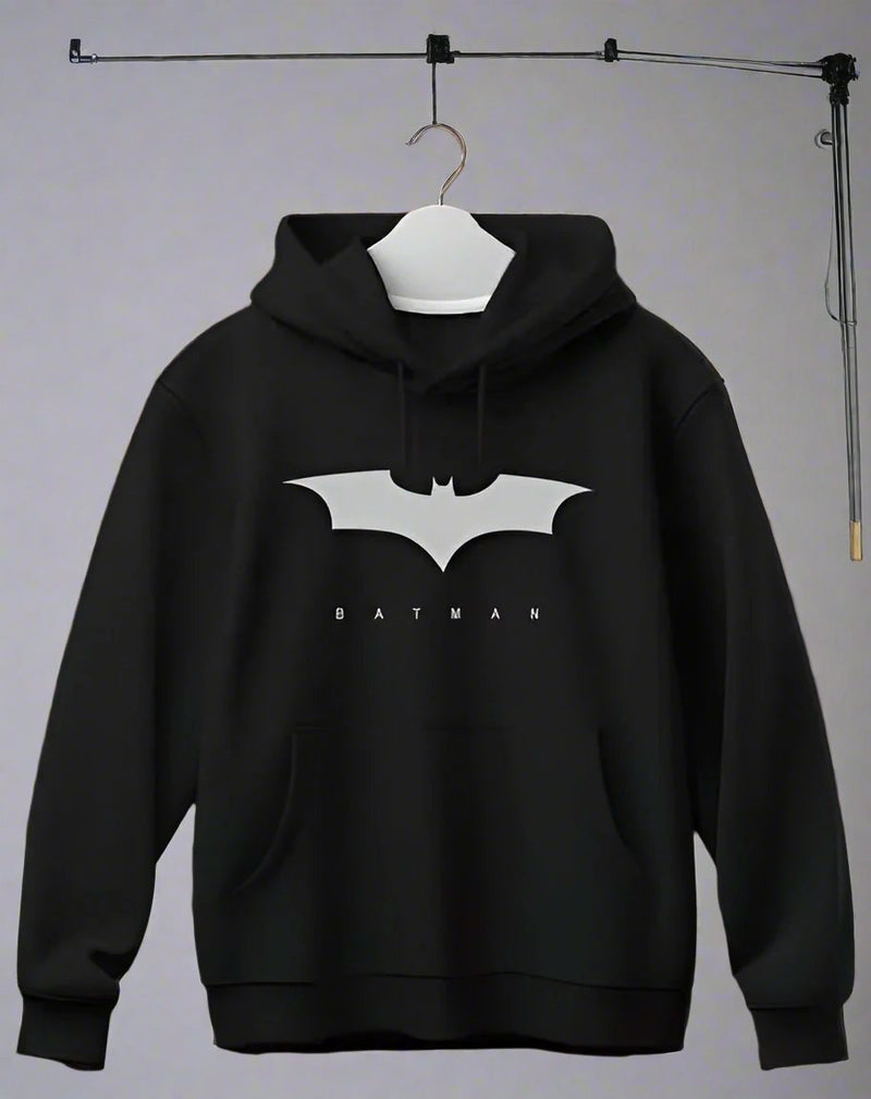 Batman Printed Unisex Black Sweatshirt Hoodie
