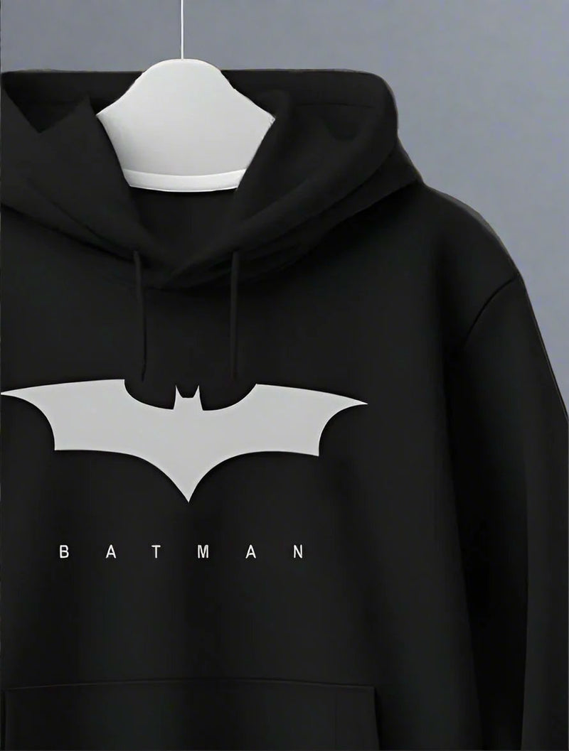 Batman Printed Unisex Black Sweatshirt Hoodie