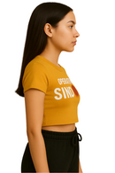 Operation Sindoor Crop Top for Girls and Women