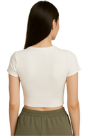 Cute Friend Ribbed Crop Top – Sir and Roxie Edition