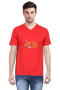 Male Vneck Half Sleeve