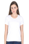 Female Round Neck Half Sleeve Classic T-Shirts in More Colors